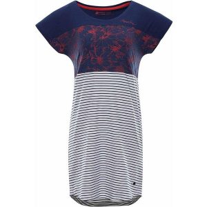 Sukienka ALPINE PRO Cleya damska XS. Brązowe sukienki Alpine Pro, xs, bez wzorów, z dzianiny, sportowe, bez kołnierzyka, bez ramiączek, dopasowane. Za 139,99 zł.
