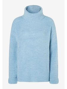 More & More Sweter w kolorze błękitnym rozmiar: 38. Niebieskie golfy More & More, bez wzorów. Za 248,45 zł.