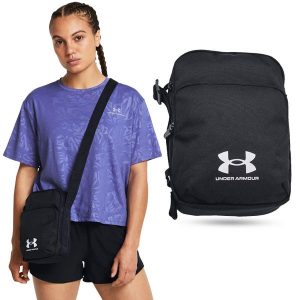 Saszetka Under Armour Loudon Lite torebka do noszenia na skos. Czarne nerki i saszetki Under Armour, bez wzorów. W wyprzedaży za 69,00 zł.
