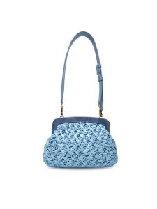 Marella Torebka Banda 2513511067200 Błękitny. Niebieskie torebki klasyczne Marella, bez wzorów, z syntetyku, bez dodatków. Za 499,99 zł.