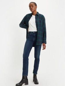 Levi's® Jeansy 724™ 188830208 Granatowy Straight Fit. Niebieskie jeansy bez wzorów, z bawełny. Za 489,99 zł.