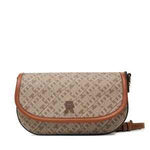 Torebka Tommy Hilfiger. Brązowe torebki klasyczne TOMMY HILFIGER, bez wzorów, bez dodatków. Za 649,99 zł.