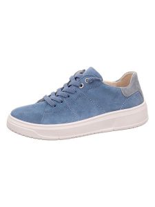 Legero Skórzane sneakersy "Rejoise" w kolorze niebieskim rozmiar: 38. Niebieskie trampki Legero, bez wzorów, bez zapięcia. Za 245,96 zł.