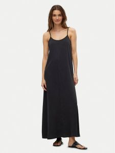 Vero Moda Sukienka codzienna Harper 10283677 Czarny Loose Fit. Czarne kombinezony Vero Moda, s, bez wzorów, z lyocellu, bez kołnierzyka, bez ramiączek. Za 129,99 zł.