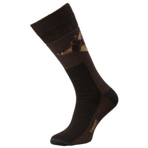 Skarpety myśliwskie unisex Tagart Pro-line Boar z wełny merino. Brązowe skarpetki tagart, bez wzorów, z wełny. Za 58,00 zł.