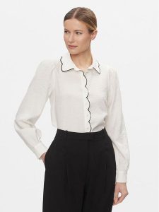 Vero Moda Koszula Gigi 10303039 Biały Regular Fit. Białe koszule Vero Moda, m, bez wzorów, z wiskozy, bez kołnierzyka, bez ramiączek. Za 189,99 zł.