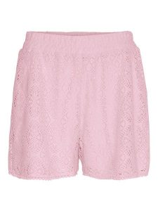 Vero Moda Szorty "Maya" w kolorze jasnoróżowym rozmiar: XS. Różowe szorty Vero Moda, bez wzorów, z koronki. Za 30,71 zł.