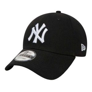 Czapka Z Daszkiem Unisex Dla Dorosłych 9Forty League Basic New York Yankees. Czarne czapki New Era, bez wzorów, sportowe. Za 147,99 zł.