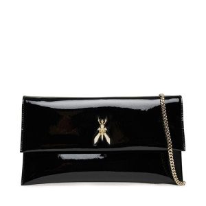 Torebka Patrizia Pepe. Czarne torebki klasyczne Patrizia Pepe, bez wzorów, bez dodatków. Za 639,99 zł.