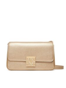 Armani Exchange Torebka XW002171 AF19895 F1020 Złoty. Żółte listonoszki Armani Exchange, bez wzorów, ze skóry, bez dodatków. Za 564,99 zł.