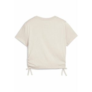 Młodzieżowa koszulka FLAMING LOVE z węzłem PUMA Alpine Snow White. Biała bluzki Puma, m, bez wzorów, z gumy, młodzieżowe, bez kołnierzyka, bez ramiączek. Za 99,00 zł.