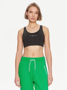 Tommy Hilfiger Biustonosz sportowy Essentials WW0WW41081 Czarny. Czarne biustonosze sportowe TOMMY HILFIGER, bez wzorów, z syntetyku. Za 159,99 zł.