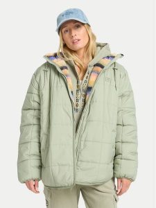 Billabong Kurtka przejściowa Happy Camper EBJJK00165 Zielony Regular Fit. Zielone kurtki Billabong, m, bez wzorów, z syntetyku, bez kaptura. Za 329,99 zł.