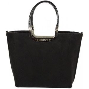 Grosso Bag Torebka Damska Czarna. Torebki klasyczne marki Grosso Bag. W wyprzedaży za 147,00 zł.