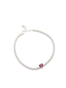 Pandora Srebrna bransoletka z kryształami rozmiar: 18 cm. Szare bransoletki Pandora, z kryształem, srebrne. Za 312,58 zł.