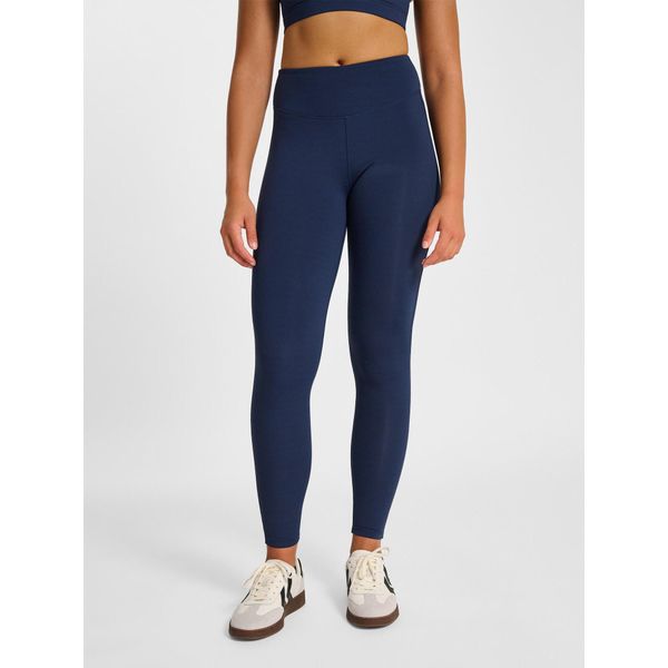 Damskie legginsy Hummel Pulse. Niebieskie legginsy Hummel, bez wzorów. Za 220,00 zł.