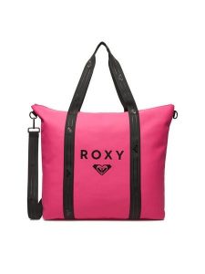 Roxy Torebka C-ROXY-MC-002-08 Różowy. Czerwone shopper bag Roxy, bez wzorów, z materiału, bez dodatków. Za 159,99 zł.