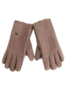 EMU Australia Rękawiczki Damskie Beech Forest Gloves Brązowy. Brązowe rękawiczki EMU Australia, bez wzorów, ze skóry. Za 349,99 zł.