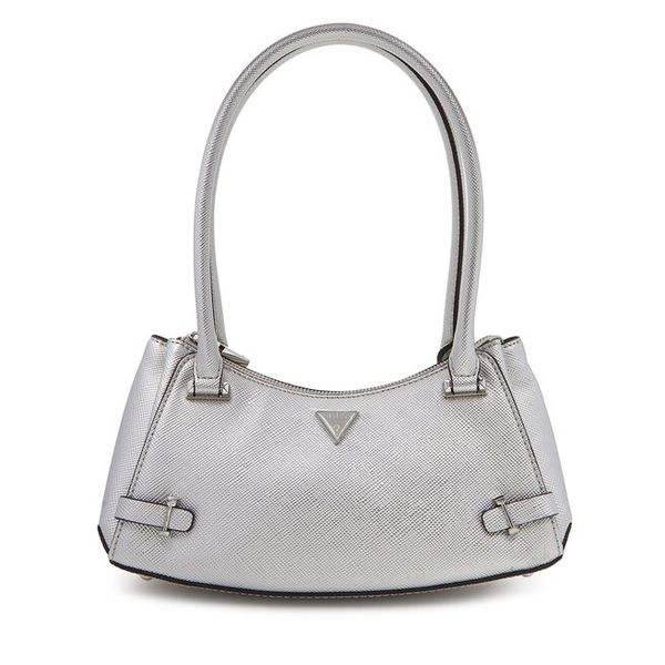 Torebka Guess. Szare torebki klasyczne Guess, z aplikacjami, bez dodatków. Za 349,99 zł.