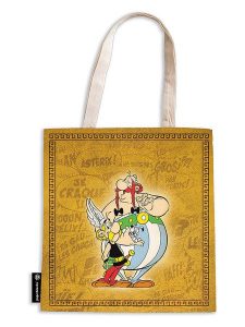 Paperblanks Torba "Asterix & Obelix" w kolorze żółtym na zakupy - 38 x 38 cm rozmiar: onesize. Żółte shopper bag Paperblanks, bez wzorów, z bawełny, bez dodatków. Za 64,95 zł.