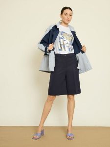 BGN Bermudy w kolorze granatowym rozmiar: 40. Niebieskie szorty BGN, bez wzorów. Za 86,99 zł.