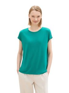 Tom Tailor Koszulka w kolorze zielonym rozmiar: XXL. Zielone bluzki Tom Tailor, xxl, bez wzorów, bez kołnierzyka, bez ramiączek. Za 43,88 zł.
