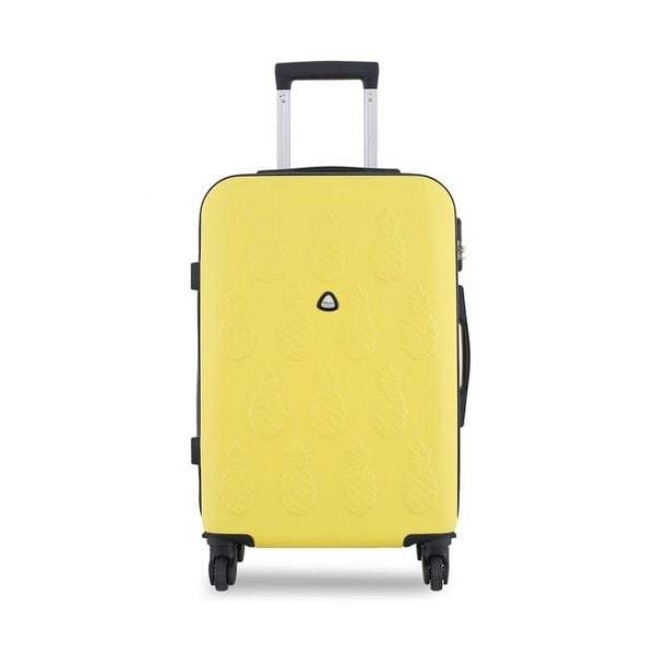 Walizka duża Semi Line. Żółte walizki Semi-line, bez wzorów, duże. Za 189,99 zł.