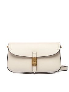 PINKO Torebka Saddle Flat AI 25-26 PCPL 105349 A1ZX Écru. Torebki klasyczne Pinko, bez wzorów, ze skóry, bez dodatków. Za 609,99 zł.