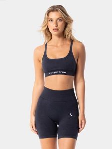 Carpatree Szorty sportowe "Yasmine" w kolorze czarnym rozmiar: XL. Czarne spodenki sportowe Carpatree, xl, bez wzorów, z materiału, z podwyższonym stanem, outdoorowe. Za 96,60 zł.