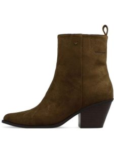 Wrangler Botki "Mae" w kolorze brązowym rozmiar: 41. Brązowe botki Wrangler, bez wzorów, bez obcasa, bez zapięcia. Za 211,31 zł.