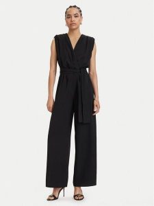 ACCESS FASHION Kombinezon 63-5501-183 Czarny Regular Fit. Czarne sukienki ACCESS FASHION, l, bez wzorów, z syntetyku, bez kołnierzyka, bez ramiączek. Za 659,99 zł.