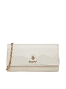 Nine West Torebka NW-W1-013-SS25 Beżowy. Brązowe torebki klasyczne Nine West, bez wzorów, z materiału, bez dodatków. Za 119,99 zł.