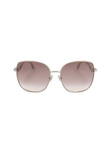 Jimmy Choo Damskie okulary przeciwsłoneczne w kolorze złoto-jasnoróżowym rozmiar: 60. Czerwone okulary przeciwsłoneczne JIMMY CHOO. Za 304,95 zł.
