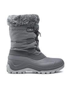 CMP Śniegowce Nietos Low Wmn 3Q78956 Szary. Szare buty zimowe CMP, z materiału, bez obcasa, bez zapięcia. Za 429,99 zł.