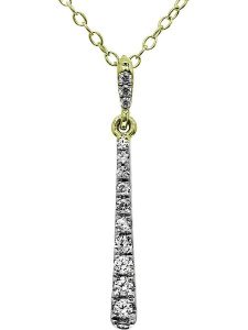 Vittoria Jewels Złota zawieszka z diamentami rozmiar: onesize. Żółte zawieszki Vittoria Jewels, z diamentem, srebrne. Za 948,99 zł.