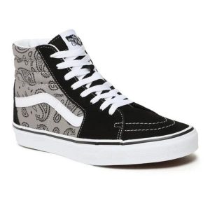 Buty do chodzenia unisex Vans Sk8-Hi. Czarne buty sportowe Vans, bez wzorów, bez zapięcia, trekkingowe, Vans SK8. Za 249,00 zł.