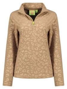 Geographical Norway Bluza polarowa w kolorze beżowym rozmiar: XL. Brązowe bluzy Geographical Norway, xl, bez wzorów, z polaru, bez kaptura. Za 71,95 zł.