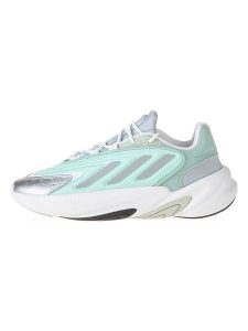 Adidas Sneakersy "Ozelia" w kolorze miętowo-srebrnym rozmiar: 38 2/3. Szare trampki ADIDAS, bez wzorów, bez zapięcia. Za 210,81 zł.