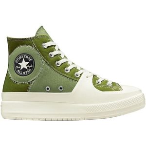 Trampki Converse Chuck Taylor All Star Construct, Dla obu płci. Zielone buty sportowe Converse, bez wzorów, bez zapięcia. W wyprzedaży za 390,00 zł.