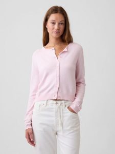 GAP Kardigan w kolorze jasnoróżowym rozmiar: L. Różowe kardigany GAP. Za 119,95 zł.