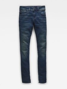 G-Star Dżinsy - Skinny fit - w kolorze niebieskim rozmiar: W32/L32. Niebieskie jeansy G-Star, z aplikacjami. Za 298,67 zł.