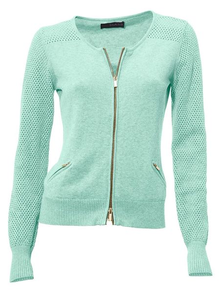 Heine Kardigan w kolorze turkusowym rozmiar: 46. Niebieskie kardigany Heine, z bawełny. Za 173,99 zł.