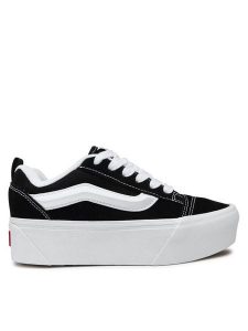 Vans Tenisówki Knu Stack VN000CP66BT1 Czarny. Czarne trampki Vans, bez wzorów, ze skóry, bez zapięcia. Za 309,99 zł.