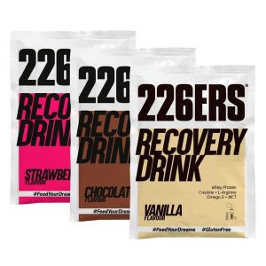 RECOVERY DRINK - saszetka jednoporcjowa dla dorosłych 226ers. Żółte nerki i saszetki 226ERS, bez wzorów, ze lnu. Za 12,50 zł.