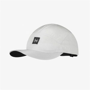 Czapka z daszkiem BUFF SPEED CAP SOLID. Białe czapki Buff, bez wzorów, sportowe. Za 122,16 zł.