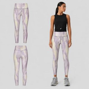 LEGGINSY DAMSKIE 4F TRENINGOWE SZYBKOSCHNĄCE Z WYSOKIM STANEM KOLOR ŻÓŁTY. Żółte legginsy 4f, bez wzorów, z materiału, z podwyższonym stanem, długie. Za 149,99 zł.