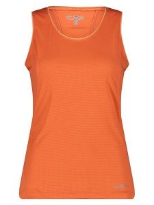 Cmp Top funkcyjny w kolorze pomarańczowym rozmiar: 38. Pomarańczowe topy CMP, bez wzorów, z materiału, bez kołnierzyka, bez ramiączek. Za 75,34 zł.