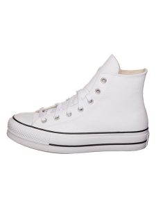 Converse Skórzane sneakersy "Chuck Taylor All Star Platform" w kolorze białym rozmiar: 41. Białe trampki Converse, bez wzorów, za kostkę, bez zapięcia. Za 284,82 zł.