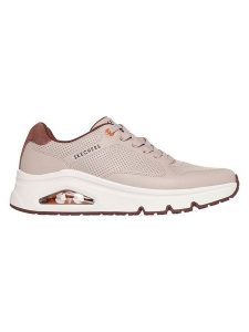 Skechers Skórzane sneakersy w kolorze beżowym rozmiar: 48,5. Brązowe trampki Skechers, bez wzorów, bez zapięcia. Za 206,42 zł.