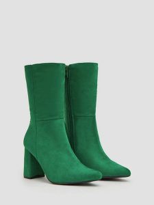 Bellucci Botki w kolorze zielonym rozmiar: 40. Zielone botki Bellucci, bez wzorów, bez obcasa, bez zapięcia. Za 167,45 zł.